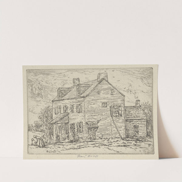 Old House–Staten Island (1900-1925) by Ernest Haskell