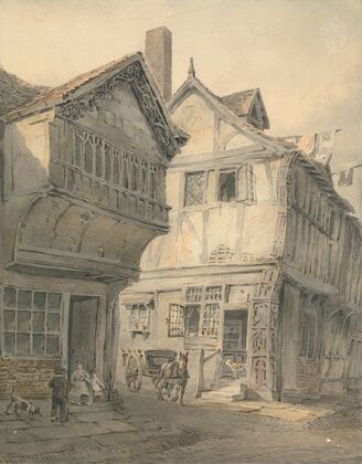 Old Houses at St. Albans — size preview