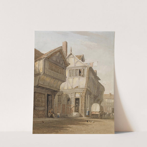 Old Houses, Coventry by John Varley