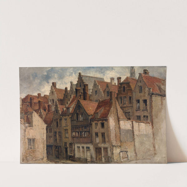 Old Houses by Henri François Schaefels