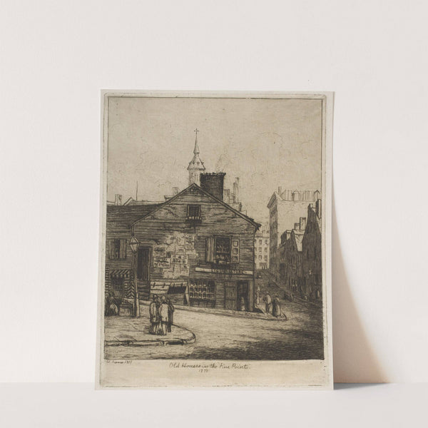 Old Houses in the ‘Five Points’, 1870, from ‘Scenes of Old New York’. (1871) by Henry Farrer