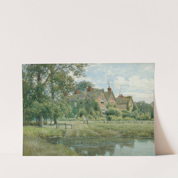 Old Houses near Cambridge (1906) by William Fraser Garden