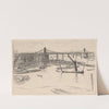 Old Hungerford Bridge (ca. 1860–1861) by James Abbott McNeill Whistler