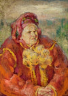 Old Hutsul woman – In the sun (1930)