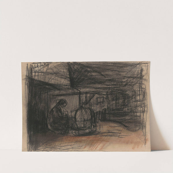 Old Interior in the Kempen by Jakob Smits