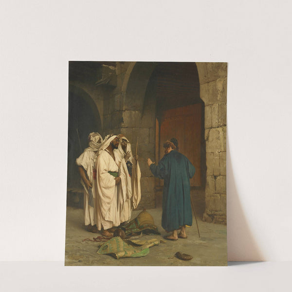 Old Jew with three Arabs by Jean-Léon Gérôme