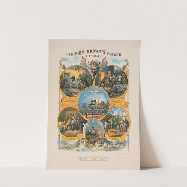 Old John Brown’s career illustrated (1860) by James Fuller Queen