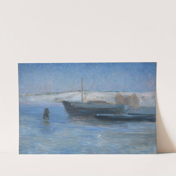 Old Lighters in the Entrance to Stockholm by Karl Nordström