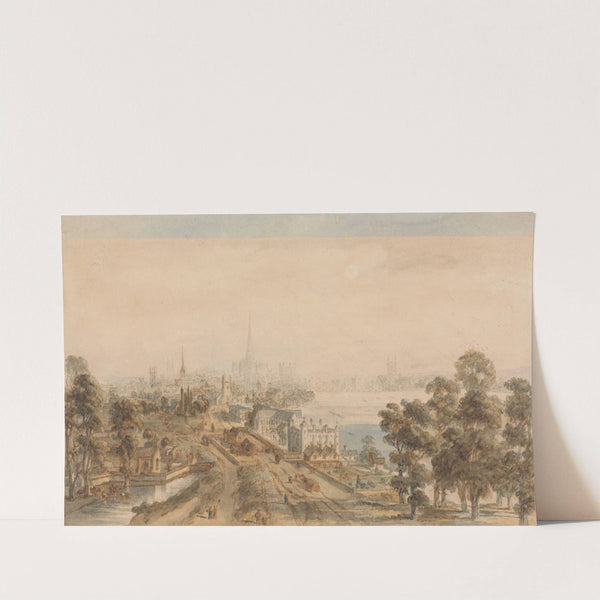 Old London, View from St. James Park Looking East by William Henry Pyne