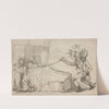 Old maids dreaming of the monster. (1790) by Henry Wigstead