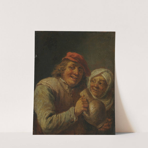 Old Man and Woman by David Teniers The Younger