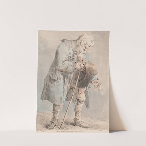 Old Man Begging by Elias Martin