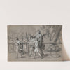 Old Man Carried in Triumph by Jean Antoine Verschaeren