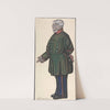 Old man in a green military coat by Sergey Yurievich Sudeikin