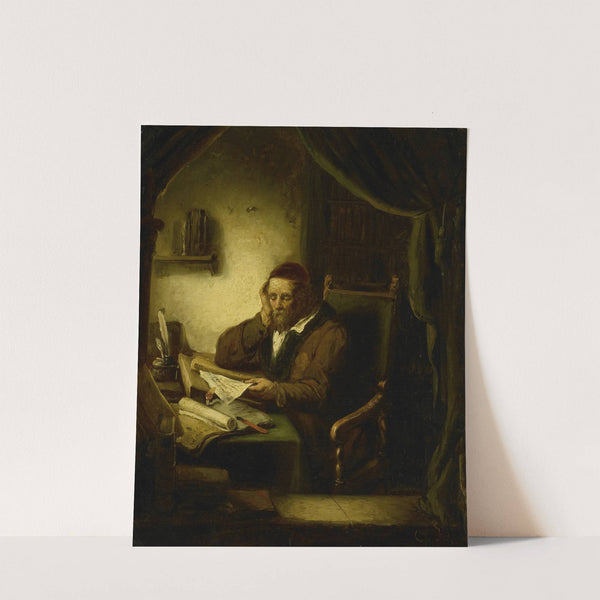 Old Man in his Study by Georg Gillis van Haanen