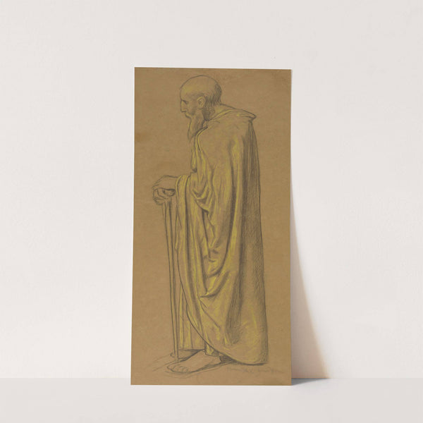 Old Man in Long Robe (1906 - 1908) by Hans Thoma