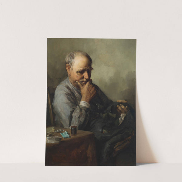 Old Man Mending by Paul E. Harney