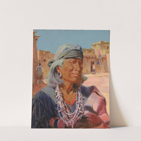 Old Man of Zuni, High Priest (Cacique) by Gerald Cassidy