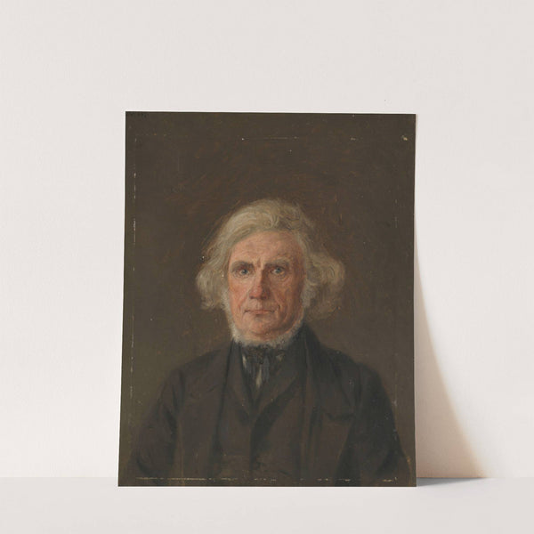 Old Man, Portrait Study by Adolph Tidemand