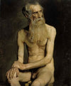 Old Man Seated, Academy Study