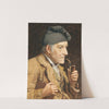 Old Man Smoking His Pipe (1907) by Albert Anker