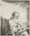 Old Man with a Trefoil on his Coat