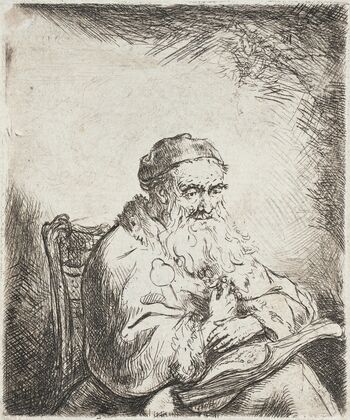 Old Man with a Trefoil on his Coat