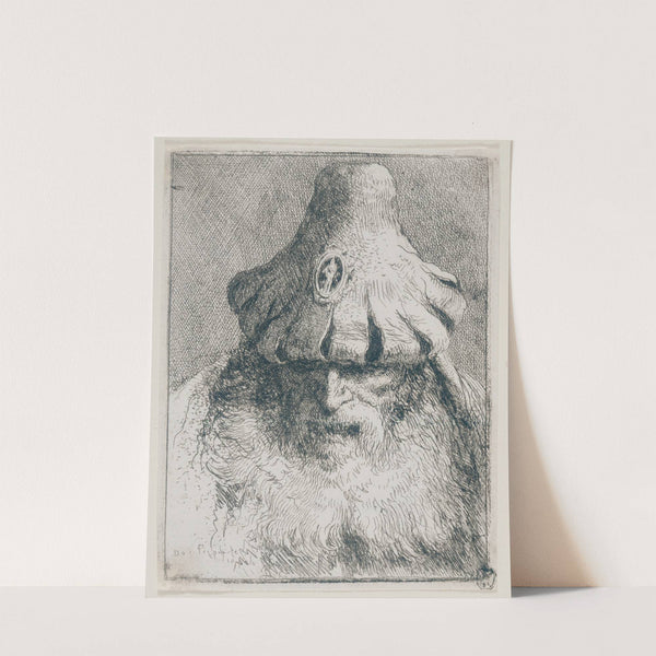 Old Man with Conical Hat (circa 1757) by Giovanni Domenico Tiepolo