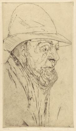 Old man’s head