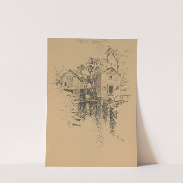 Old mill, Van Cortlandt Park (1899) by Charles Frederick William Mielatz