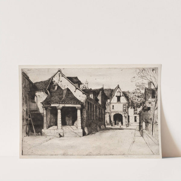 Old Museum, Beauvais (1917) by David Young Cameron