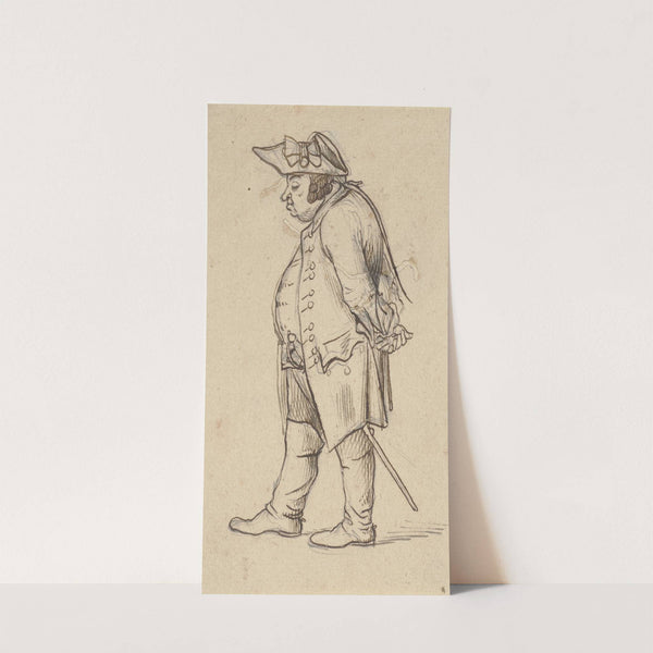 Old officer, standing by Daniel Nikolaus Chodowiecki