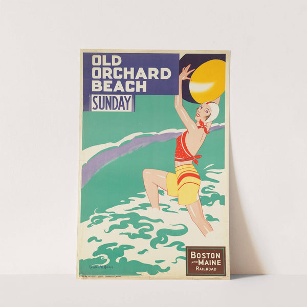 Old Orchard Beach Sunday by Charles W. Holmes