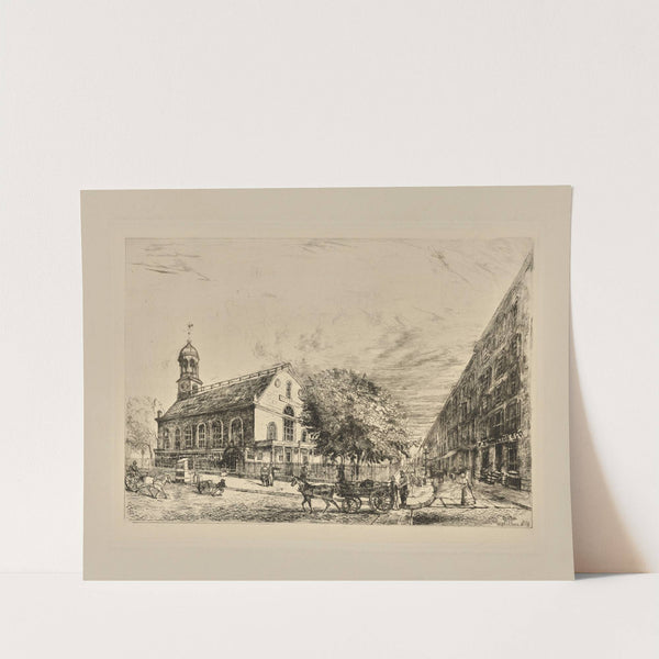 Old Post Office, New York. (1883) by William Henry Wallace