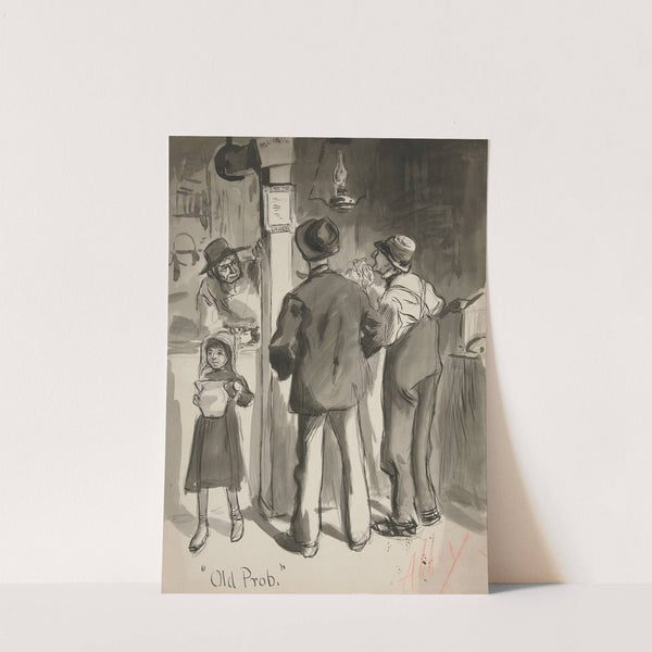 Old Prob (1990) by Edwin Austin Abbey