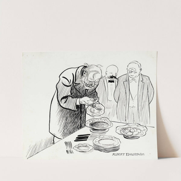 Old Professor S (1901) by Albert Engström