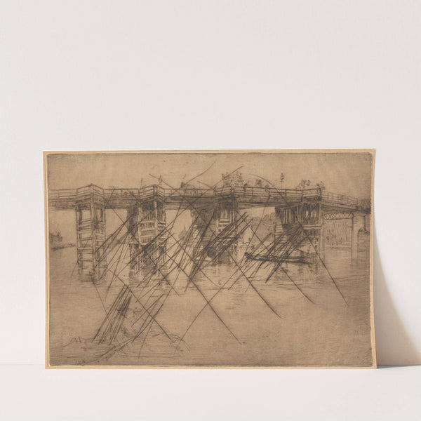 Old Putney Bridge (1879) by James Abbott McNeill Whistler