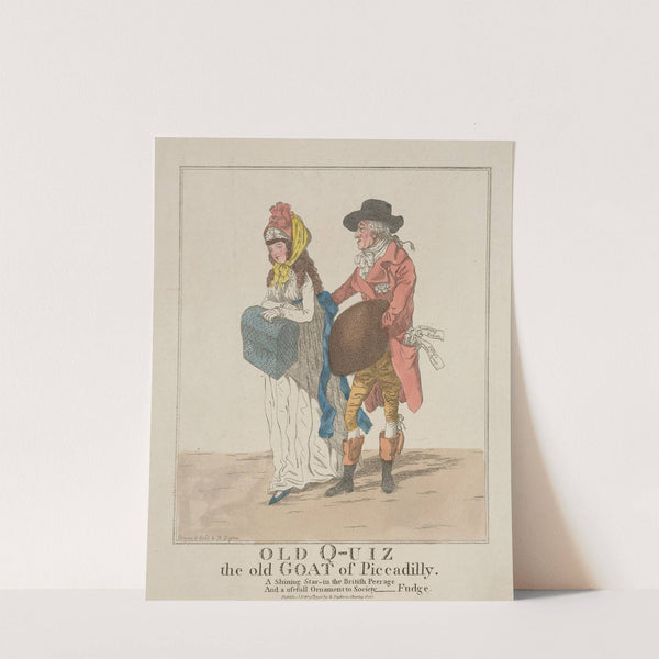 Old Q-uiz the old goat of Piccadilly (1796) by Robert Dighton