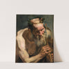 Old Satyr Holding a Flute by Jacob Jordaens