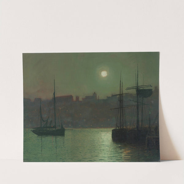 Old Scarborough by John Atkinson Grimshaw