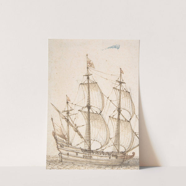 Old Ship Model by Willem van de Velde the Elder