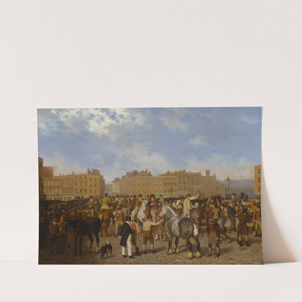 Old Smithfield Market by Jacques-Laurent Agasse