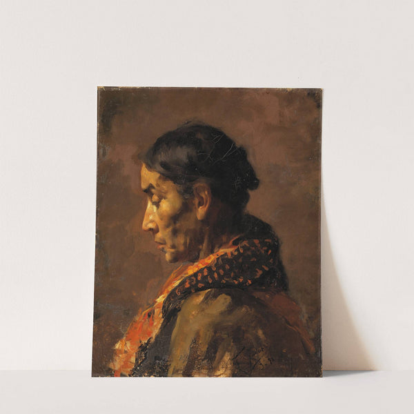 Old Spanish Woman by Enrique Jaraba Y Jiménez