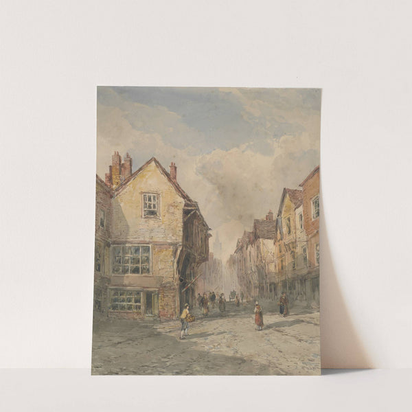 Old street, Chester by Erskine Nicol