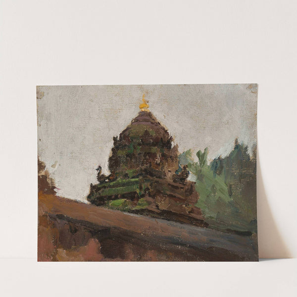 Old temple in Madras. From the journey to India by Jan Ciągliński