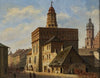 Old town hall at the Wolnica square in Kazimierz, Kraków