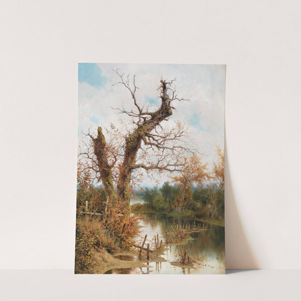 Old Tree by the Stream by Ramón Tusquets