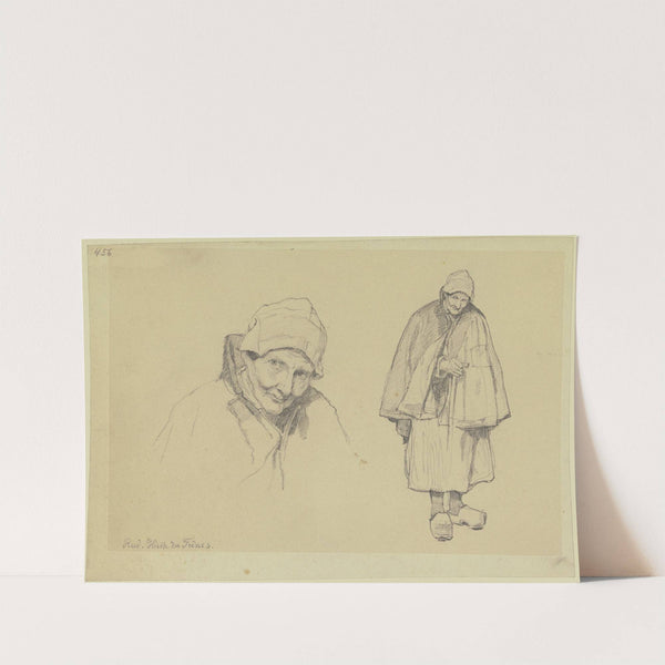 Old woman by Rudolf Hirth du Frênes