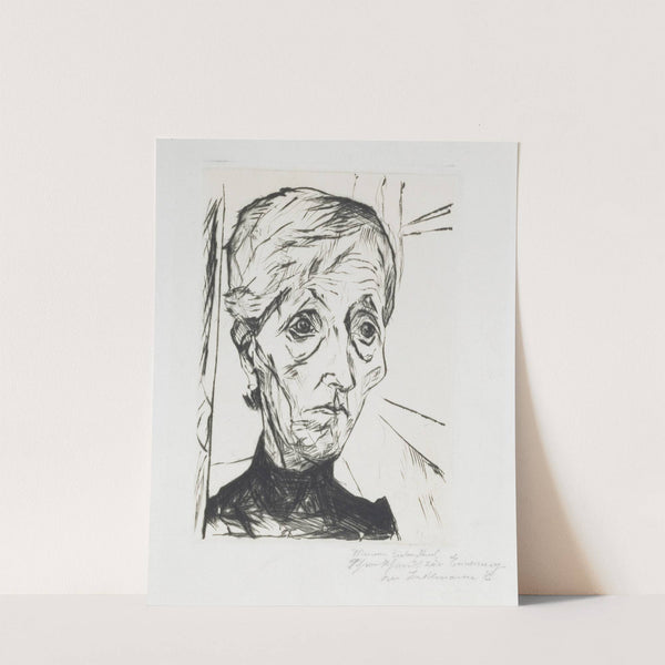 Old Woman (1916) by Max Beckmann