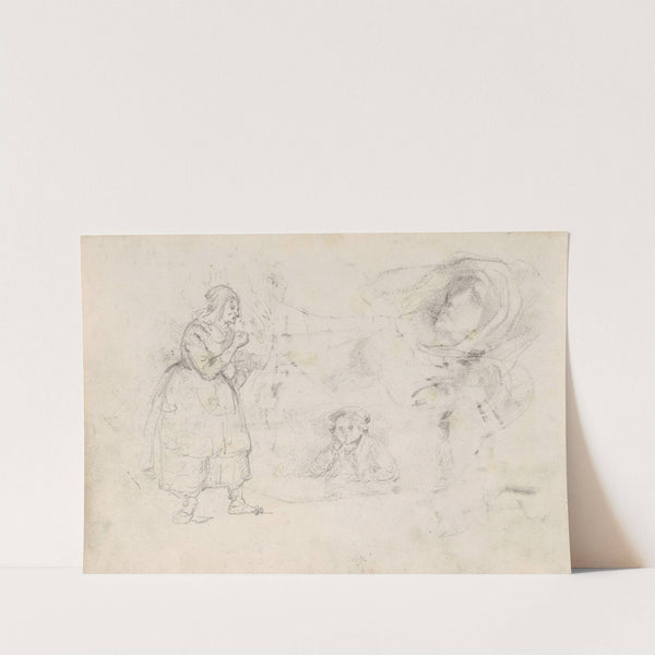Old Woman and Child by James Ensor